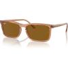 imageRayBan Rb4435 Rectangular SunglassesTransparent BrownBrown