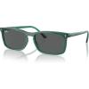 imageRayBan Rb4435 Rectangular SunglassesTransparent GreenDark Grey