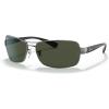 imageRayBan Man Sunglasses Gunmetal Frame Green Lenses 64MMGunmetalPolarized Dark Green