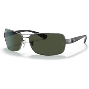 imageRayBan Man Sunglasses Gunmetal Frame Green Lenses 64MMGunmetalPolarized Dark Green