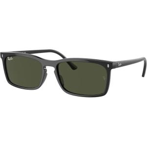 imageRayBan Rb4435 Rectangular SunglassesBlackGreen