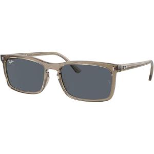 imageRayBan Rb4435 Rectangular SunglassesTransparent BrownBlue