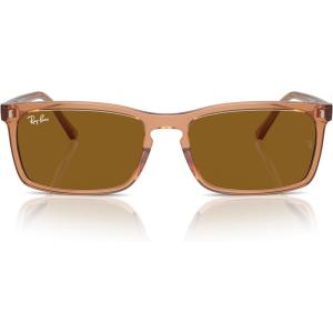 imageRayBan Rb4435 Rectangular SunglassesTransparent BrownBrown