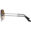 imageRayBan RB3025 Classic Evolve Photochromic Aviator SunglassesBlackClear Gradient Brown