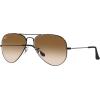 imageRayBan RB3025 Classic Evolve Photochromic Aviator SunglassesBlackClear Gradient Brown