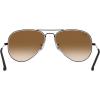 imageRayBan RB3025 Classic Evolve Photochromic Aviator SunglassesBlackClear Gradient Brown