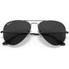 imageRayBan RB3025 Classic Evolve Photochromic Aviator SunglassesBlackPolarized Black