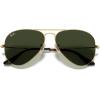 imageRayBan RB3025 Classic Evolve Photochromic Aviator SunglassesGold on BlackG15 Green