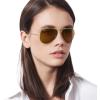 imageRayBan RB3025 Classic Evolve Photochromic Aviator SunglassesGoldB15 Brown