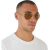 imageRayBan RB3025 Classic Evolve Photochromic Aviator SunglassesGoldBrown Polarized