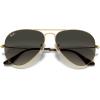imageRayBan RB3025 Classic Evolve Photochromic Aviator SunglassesGoldLight Grey Gradient Dark Grey