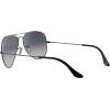 imageRayBan RB3025 Classic Evolve Photochromic Aviator SunglassesGunmetalPolarized Blue Gradient Grey