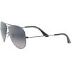 imageRayBan RB3025 Classic Evolve Photochromic Aviator SunglassesGunmetalPolarized Blue Gradient Grey