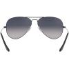 imageRayBan RB3025 Classic Evolve Photochromic Aviator SunglassesGunmetalPolarized Blue Gradient Grey