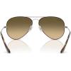 imageRayBan RB3025 Classic Evolve Photochromic Aviator SunglassesHavana on GunmetalBrown Vintage Gradient Black