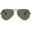 imageRayBan RB3025 Classic Evolve Photochromic Aviator SunglassesMatte BlackPolarized G15 Green