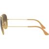 imageRayBan RB3025 Classic Evolve Photochromic Aviator SunglassesMatte GoldBrown Gradient Dark Brown