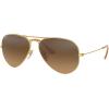imageRayBan RB3025 Classic Evolve Photochromic Aviator SunglassesMatte GoldPolarized Brown Gradient