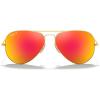 imageRayBan RB3025 Classic Evolve Photochromic Aviator SunglassesMatte GoldPolarized Brown Mirror Red