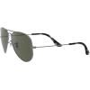 imageRayBan RB3025 Classic Evolve Photochromic Aviator SunglassesSand Transparent GreyG15 Green