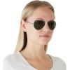 imageRayBan RB3025 Classic Evolve Photochromic Aviator SunglassesSand Transparent GreyG15 Green