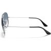 imageRayBan RB3025 Classic Evolve Photochromic Aviator SunglassesSilverClear Gradient Blue