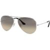 imageRayBan RB3025 Classic Evolve Photochromic Aviator SunglassesSilverClear Gradient Grey