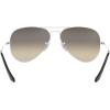 imageRayBan RB3025 Classic Evolve Photochromic Aviator SunglassesSilverClear Gradient Grey X
