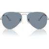 imageRayBan RB3025 Classic Evolve Photochromic Aviator SunglassesSilverPolarized Blue