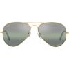 Legend Gold/Polarized Gradient Dark Green Mirrored