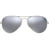Matte Silver/Polarized Dark Grey Mirror