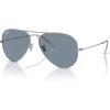Silver/Polarized Blue