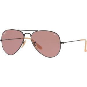 imageRayBan RB3025 Classic Evolve Photochromic Aviator SunglassesBlackViolet Photochromic