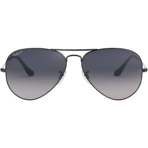 imageRayBan RB3025 Classic Evolve Photochromic Aviator SunglassesGunmetalPolarized Blue Gradient Grey