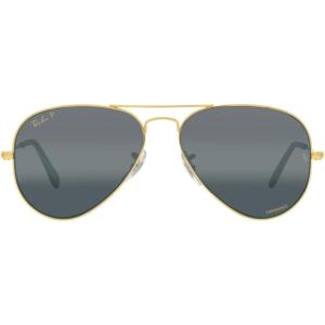 imageRayBan RB3025 Classic Evolve Photochromic Aviator SunglassesLegend GoldPolarized Clear Gradient Dark Blue