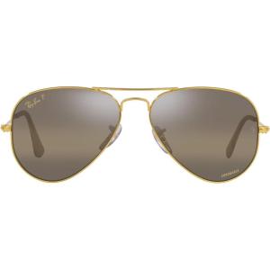 imageRayBan RB3025 Classic Evolve Photochromic Aviator SunglassesLegend GoldPolarized Clear Gradient Dark Brown
