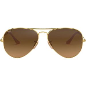 imageRayBan RB3025 Classic Evolve Photochromic Aviator SunglassesMatte GoldPolarized Brown Gradient