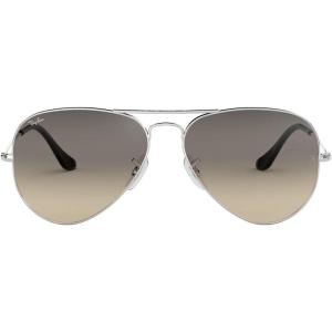 imageRayBan RB3025 Classic Evolve Photochromic Aviator SunglassesSilverClear Gradient Grey