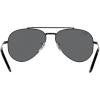 imageRayBan RB3625 New Aviator SunglassesBlackDark Grey