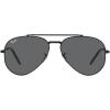 imageRayBan RB3625 New Aviator SunglassesBlackDark Grey