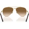 imageRayBan RB3625 New Aviator SunglassesGoldClear Gradient Brown