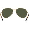 imageRayBan RB3625 New Aviator SunglassesLegend GoldGreen