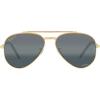 imageRayBan RB3625 New Aviator SunglassesLegend GoldPolarized Clear Gradient Dark Blue
