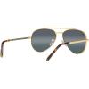 imageRayBan RB3625 New Aviator SunglassesLegend GoldPolarized Clear Gradient Dark Blue