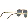 imageRayBan RB3625 New Aviator SunglassesLegend GoldPolarized Clear Gradient Dark Blue