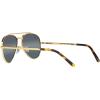 imageRayBan RB3625 New Aviator SunglassesLegend GoldPolarized Clear Gradient Dark Blue