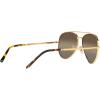 imageRayBan RB3625 New Aviator SunglassesLegend GoldPolarized Clear Gradient Dark Brown