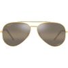 imageRayBan RB3625 New Aviator SunglassesLegend GoldPolarized Clear Gradient Dark Brown