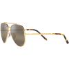 imageRayBan RB3625 New Aviator SunglassesLegend GoldPolarized Clear Gradient Dark Brown