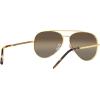 imageRayBan RB3625 New Aviator SunglassesLegend GoldPolarized Clear Gradient Dark Brown